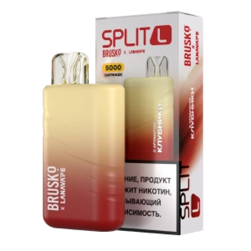 BRUSKO SPLIT (L) Клубника (5000 затяжек)