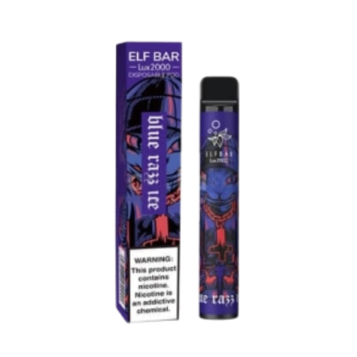 ELFBAR 2000 LUX Голубика малина лёд