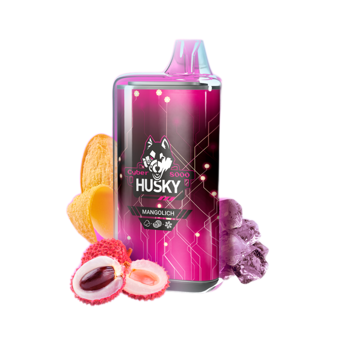 HUSKY CYBER NEW 8000 Манго личи лёд