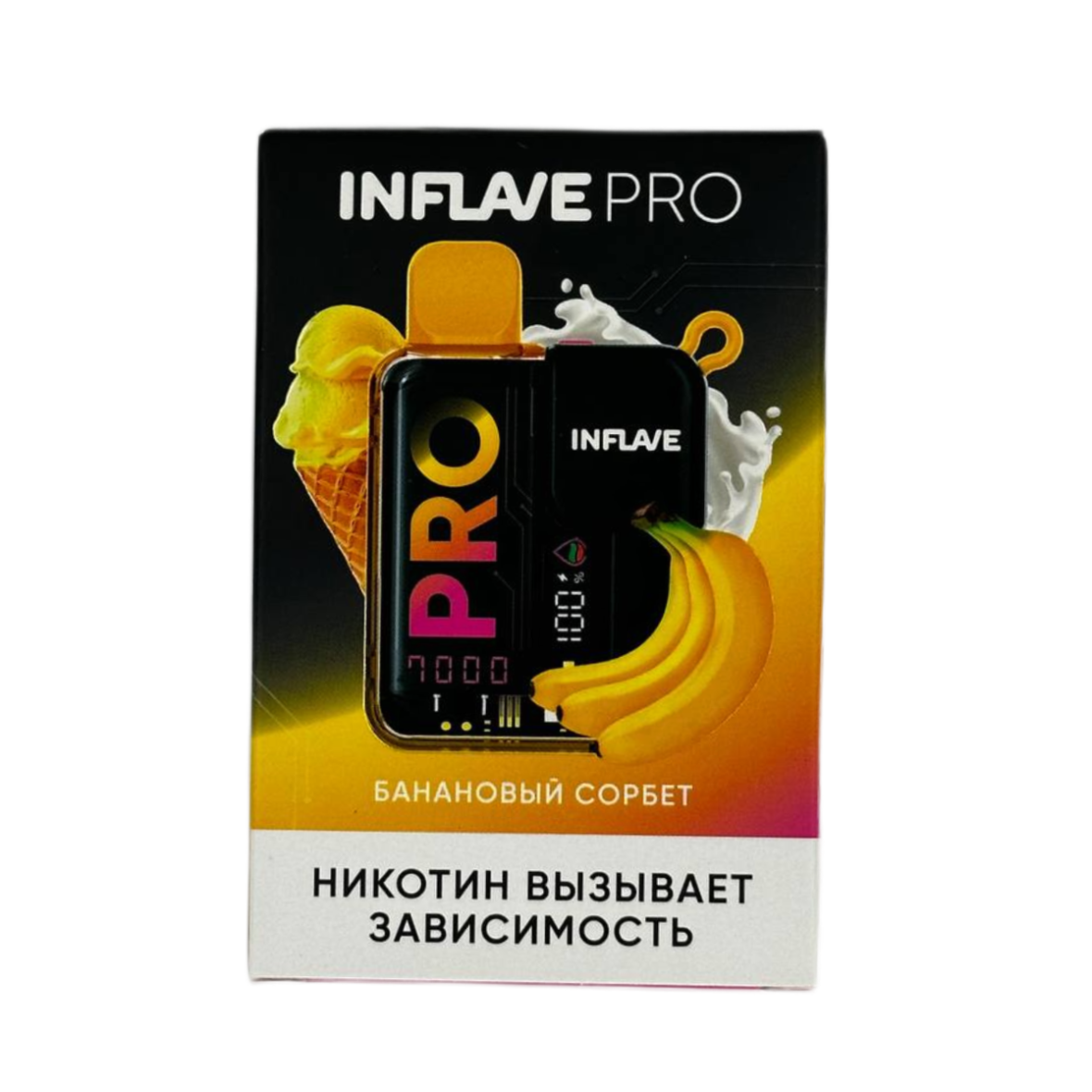 INFLAVE PRO 7000 Банановый сорбет