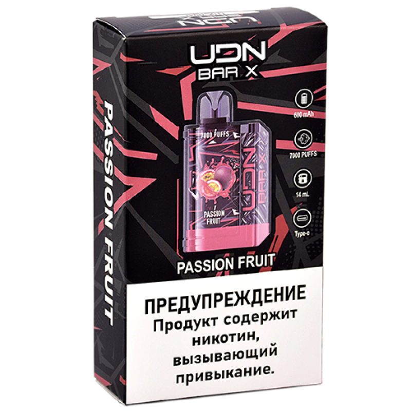 UDN BAR X III 7000 Маракуйя